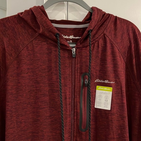 XL, Eddie Bauer, Freedry Hooded Sweatshirt, NWT - Picture 2 of 3